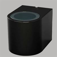 TEK YÖNLÜ OVAL GU10 DUYLU ARMATÜR SİYAH GÖVDE IP54 1